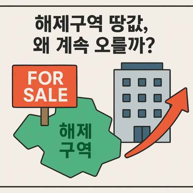 해제구역 땅값, 왜 계속 오를까?