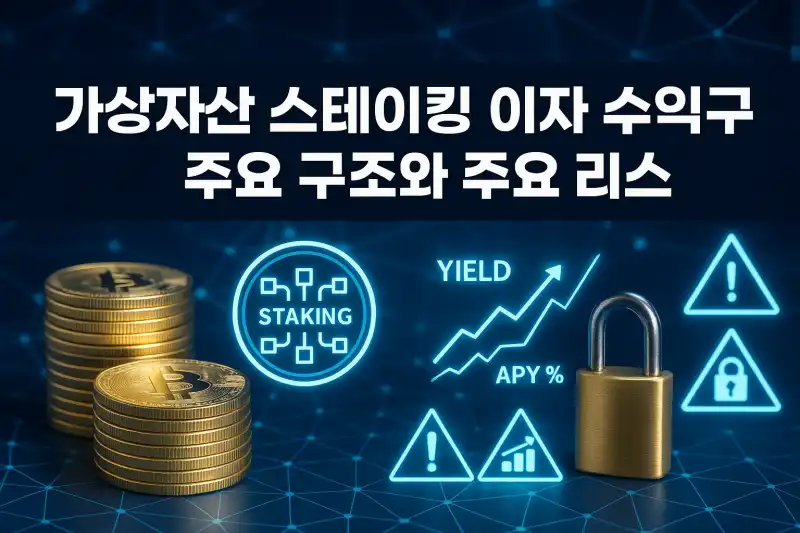 가상자산 스테이킹 이자 수익 구조와 주요 리스크