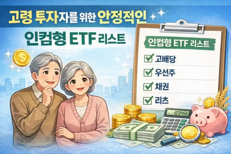 고령 투자자를 위한 안정적인 인컴형 ETF 리스트
