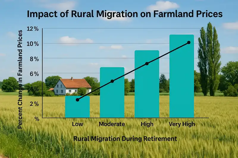 노후 귀촌이 농촌 땅값에 미치는 영향 분석