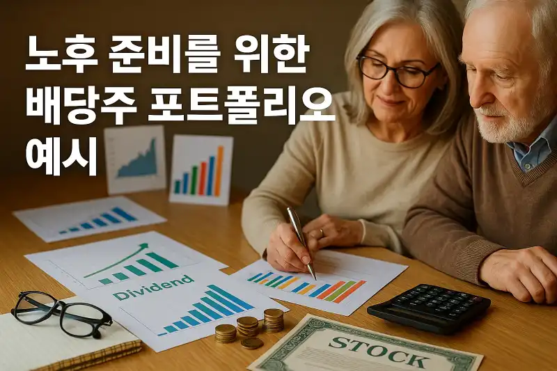 노후 준비를 위한 배당주 포트폴리오 예시