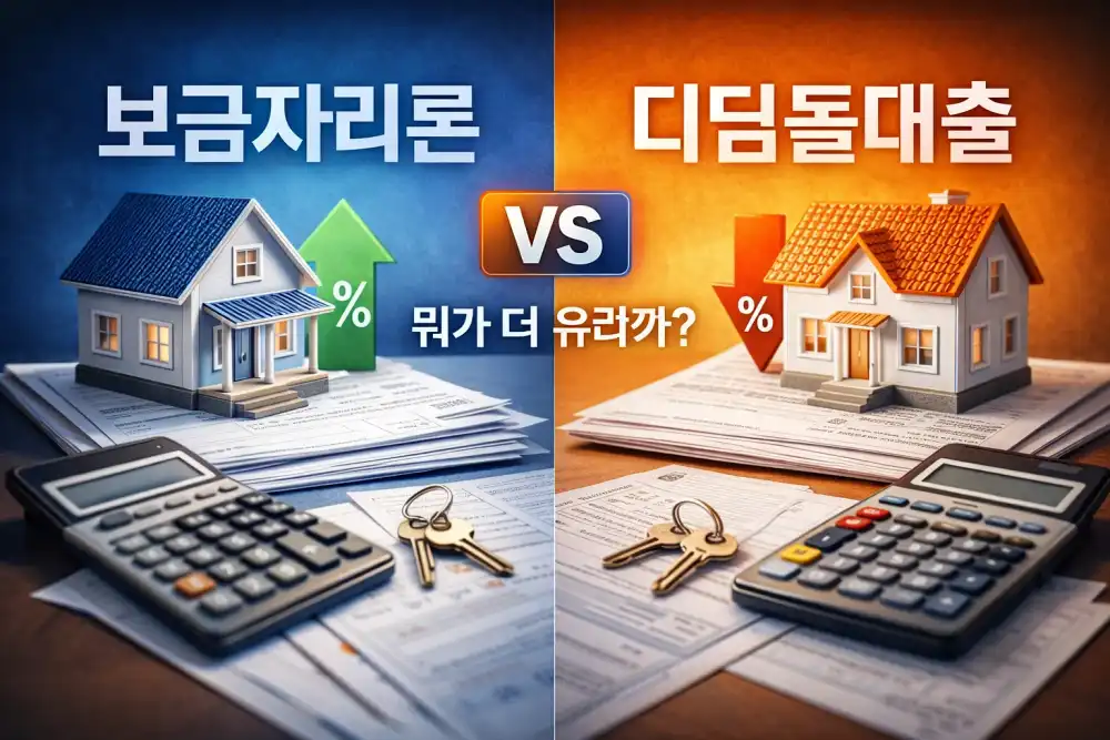 보금자리론과 디딤돌대출, 뭐가 더 유리할까?