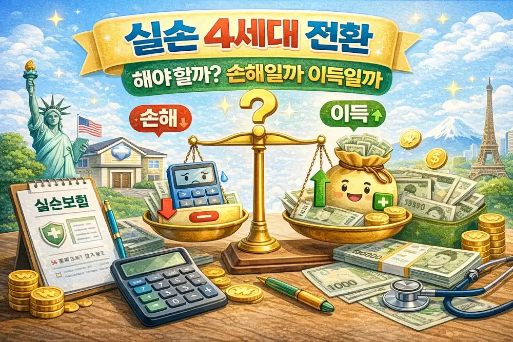 실손 4세대 전환, 해야 할까? 손해일까 이득일까