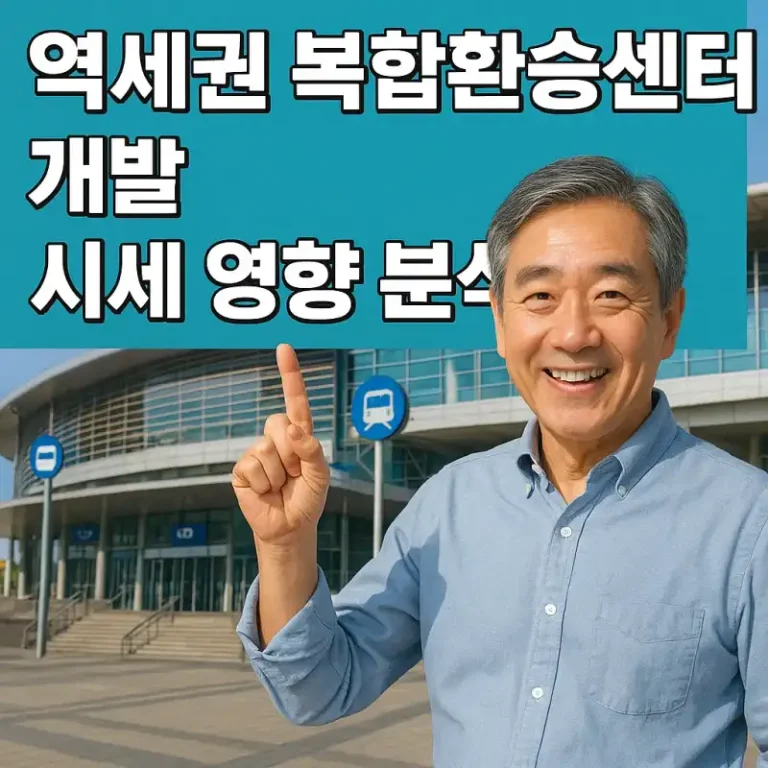 역세권 복합환승센터 개발 시세 영향 분석