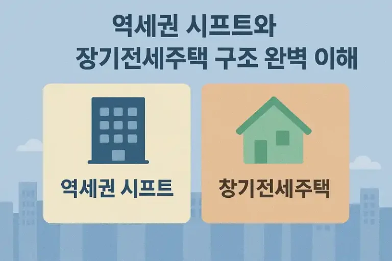 역세권 시프트와 장기전세주택 구조 완벽 이해