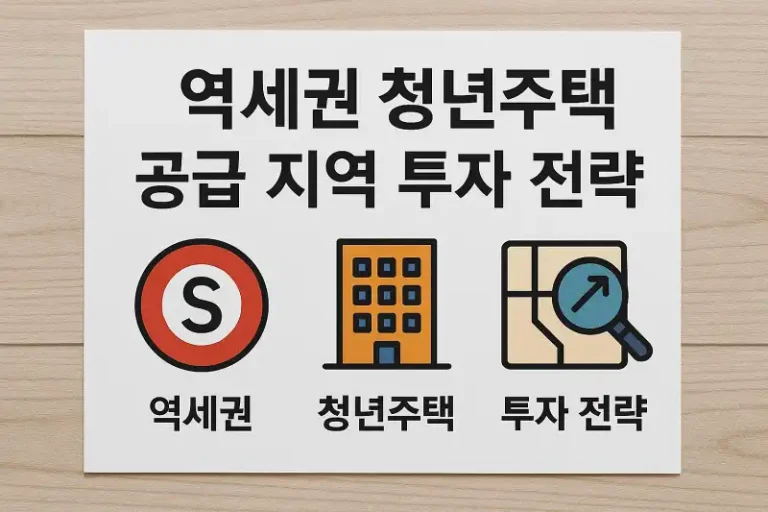 역세권 청년주택 공급 지역 투자 전략