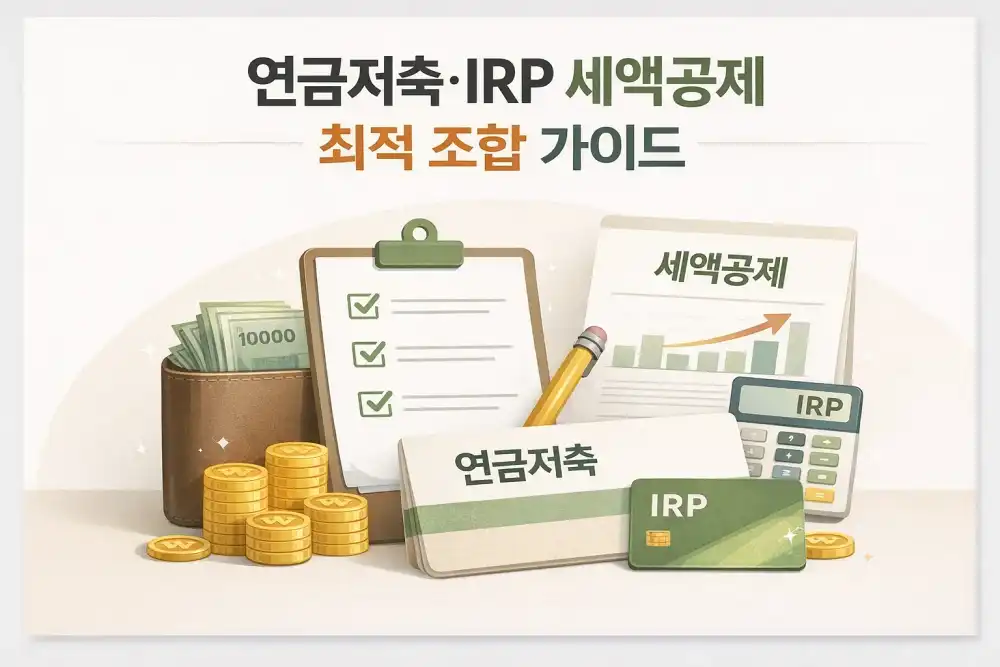 연금저축·IRP 세액공제 최적 조합 가이드