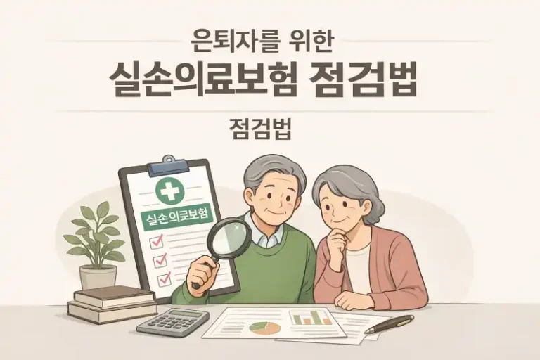 은퇴자를 위한 실손의료보험 점검법