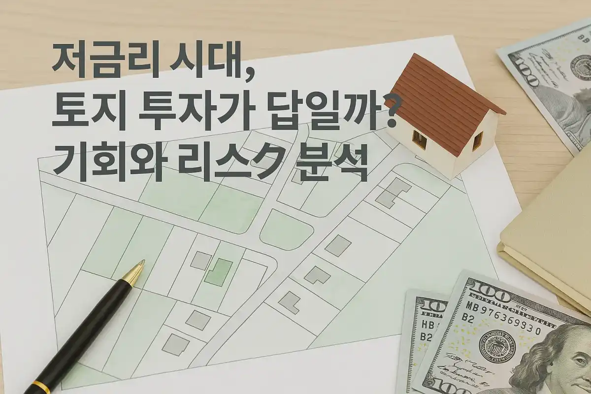 저금리 시대, 토지 투자가 답일까? 기회와 리스크 분석