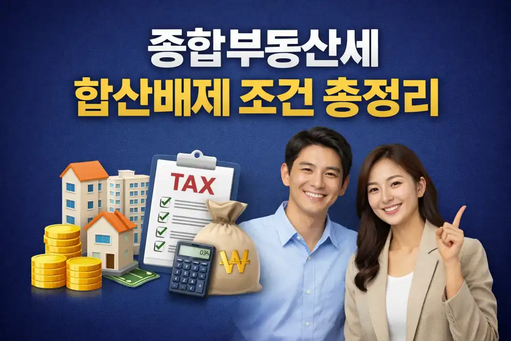 종합부동산세 합산배제 조건 총정리