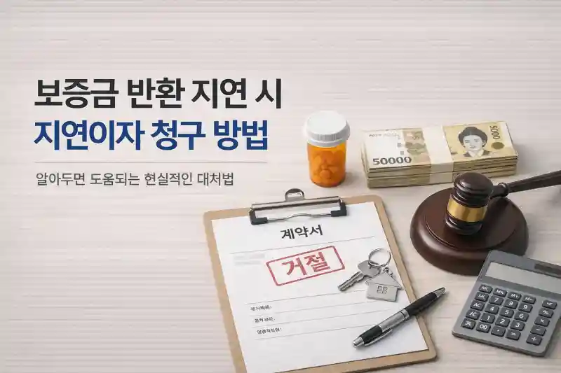 보증금 반환 지연 시 지연이자 청구 방법