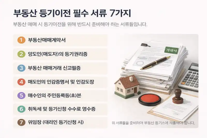 등기이전 절차 총정리 완벽 가이드
