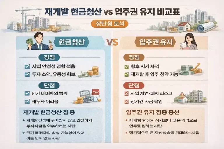 재개발 현금청산 완벽 가이드