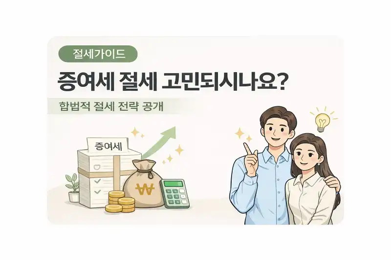 증여세 절세 고민되시나요? 합법적 절세 전략 공개