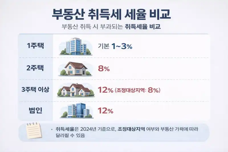 취득세 중과 면제 조건은? 총정리