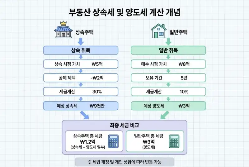 상속주택 포함 시 1주택 판단