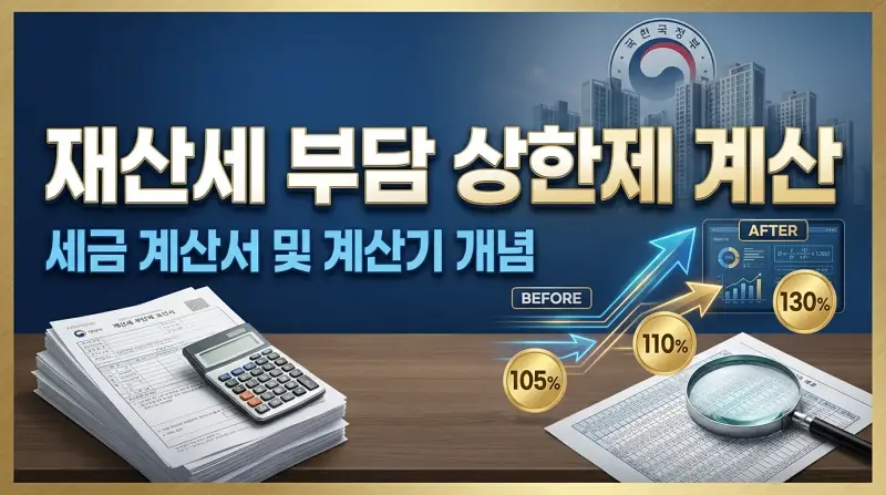 재산세 세부담 상한 직접 계산해봤더니 생각보다 복잡했던 이유