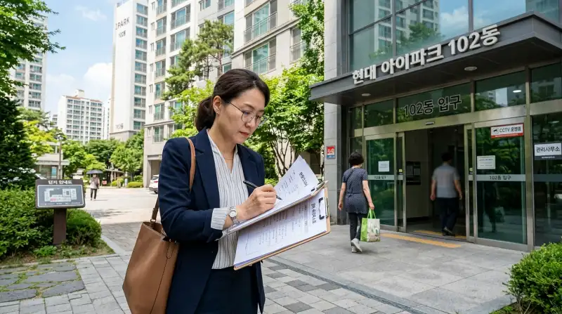 현장 실사 장면