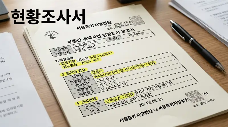 현황조사서 문서 상세