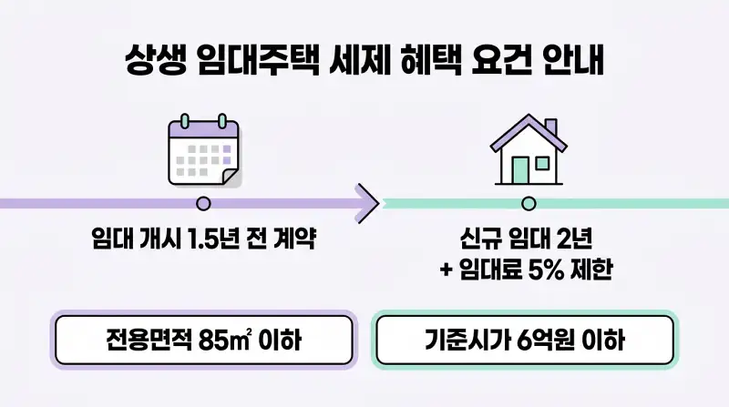 상생임대주택 비과세 요건 타임라인