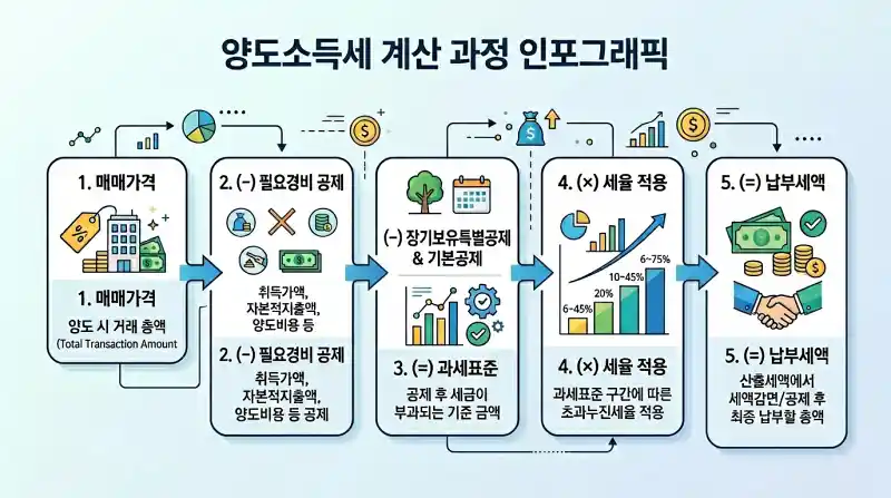 양도소득세 계산 과정