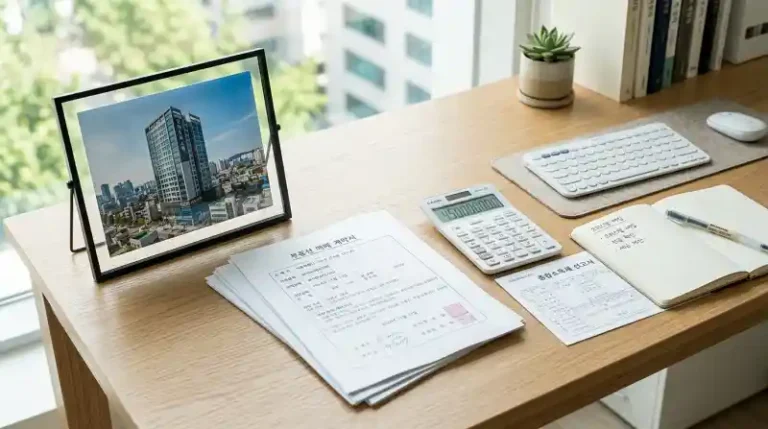 오피스텔 사무실 데스크