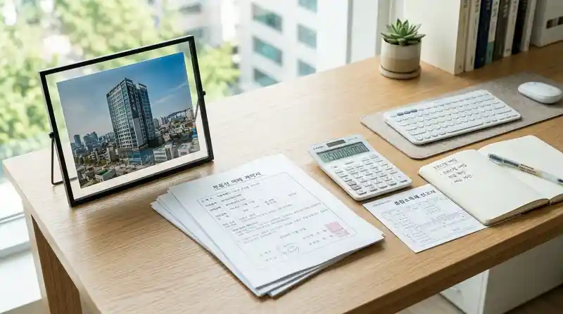 오피스텔 사무실 데스크