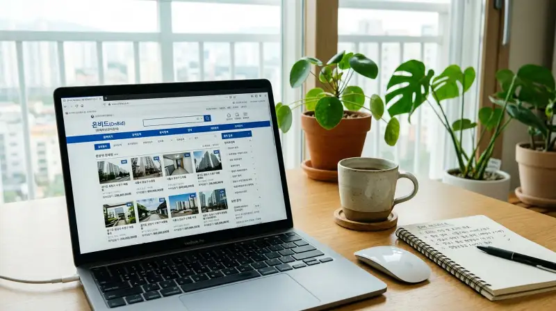 온비드(OnBid) 웹사이트 화면