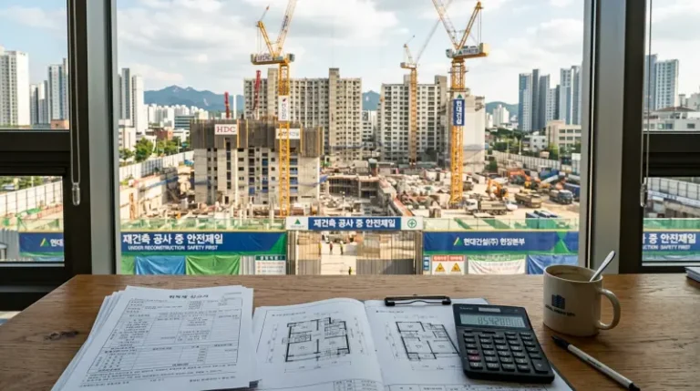 재건축 공사 현장