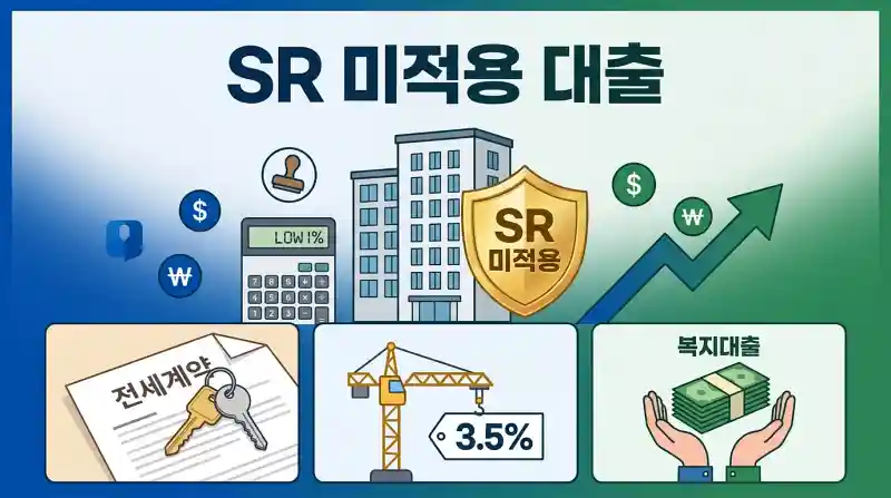 SR 미적용 대출 총정리