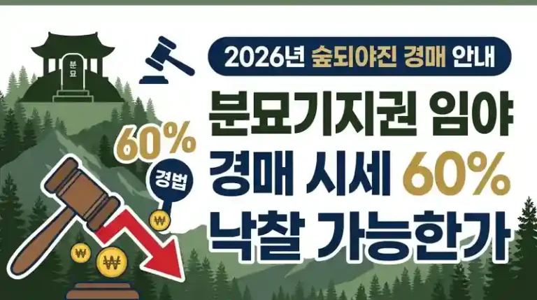분묘기지권 임야 경매