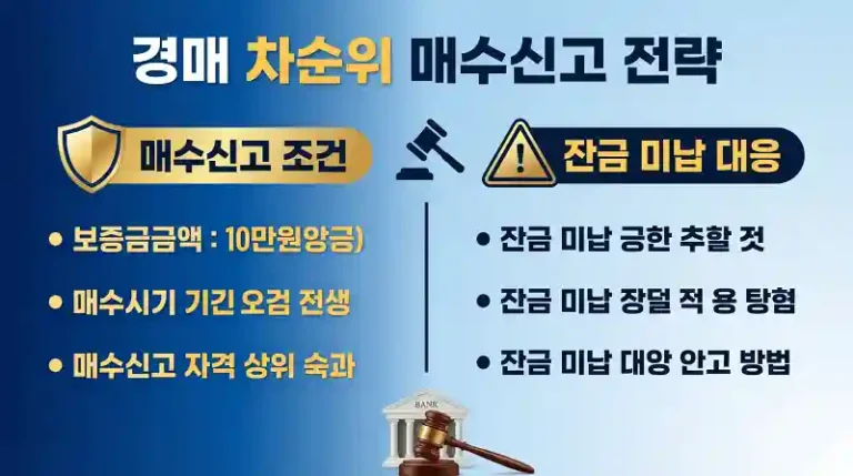 잔금 미납 경매 기회 잡는 법
