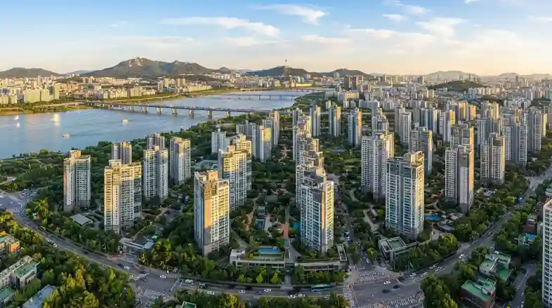 서울 아파트 단지 전경